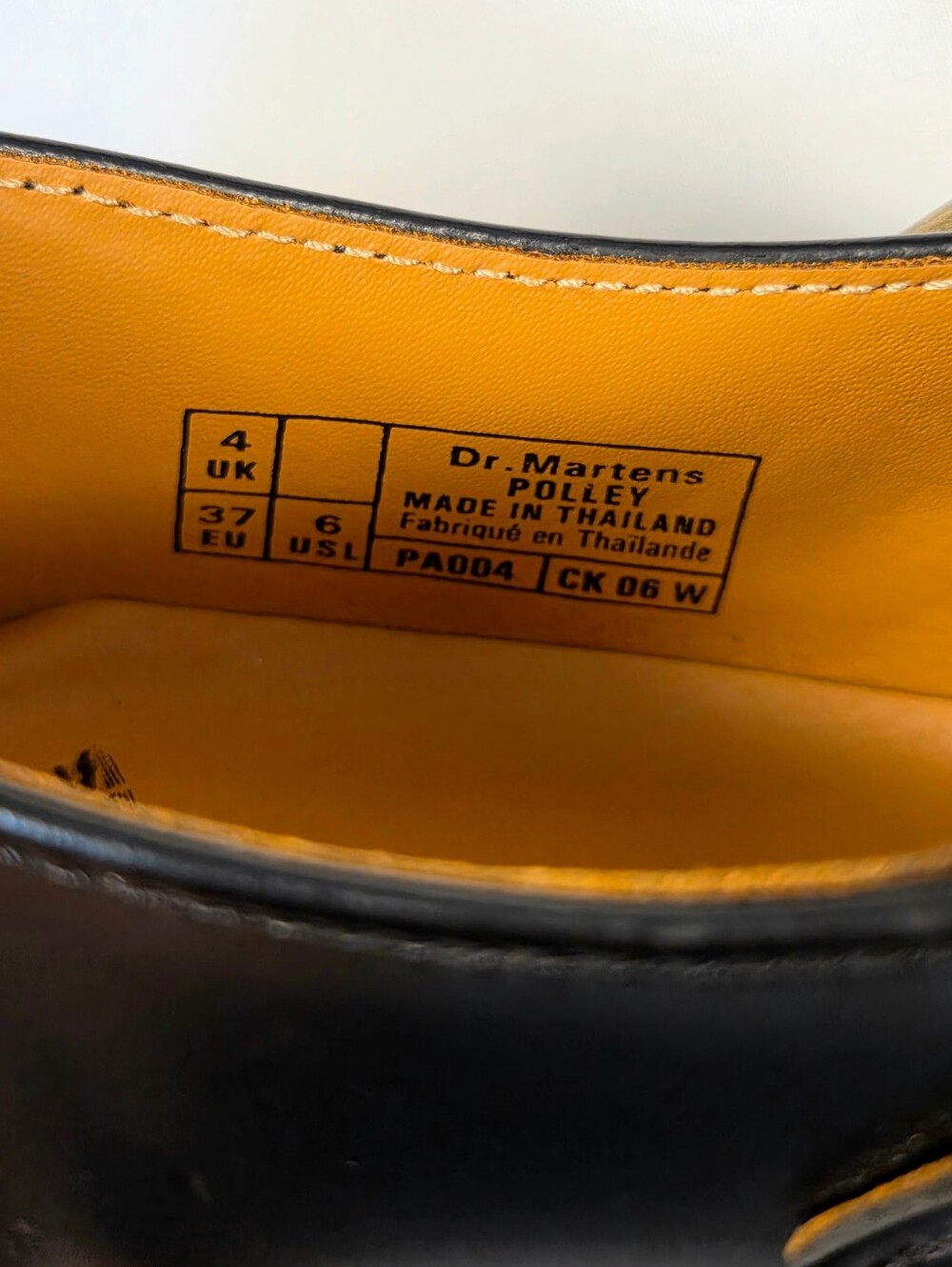Dr. Martens Polley Black Leather T-Bar Mary Janes - Excellent Condition - Picture 6 of 7